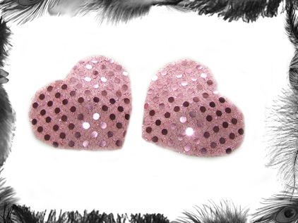 pink sequin burlesque pasties burlesque wear